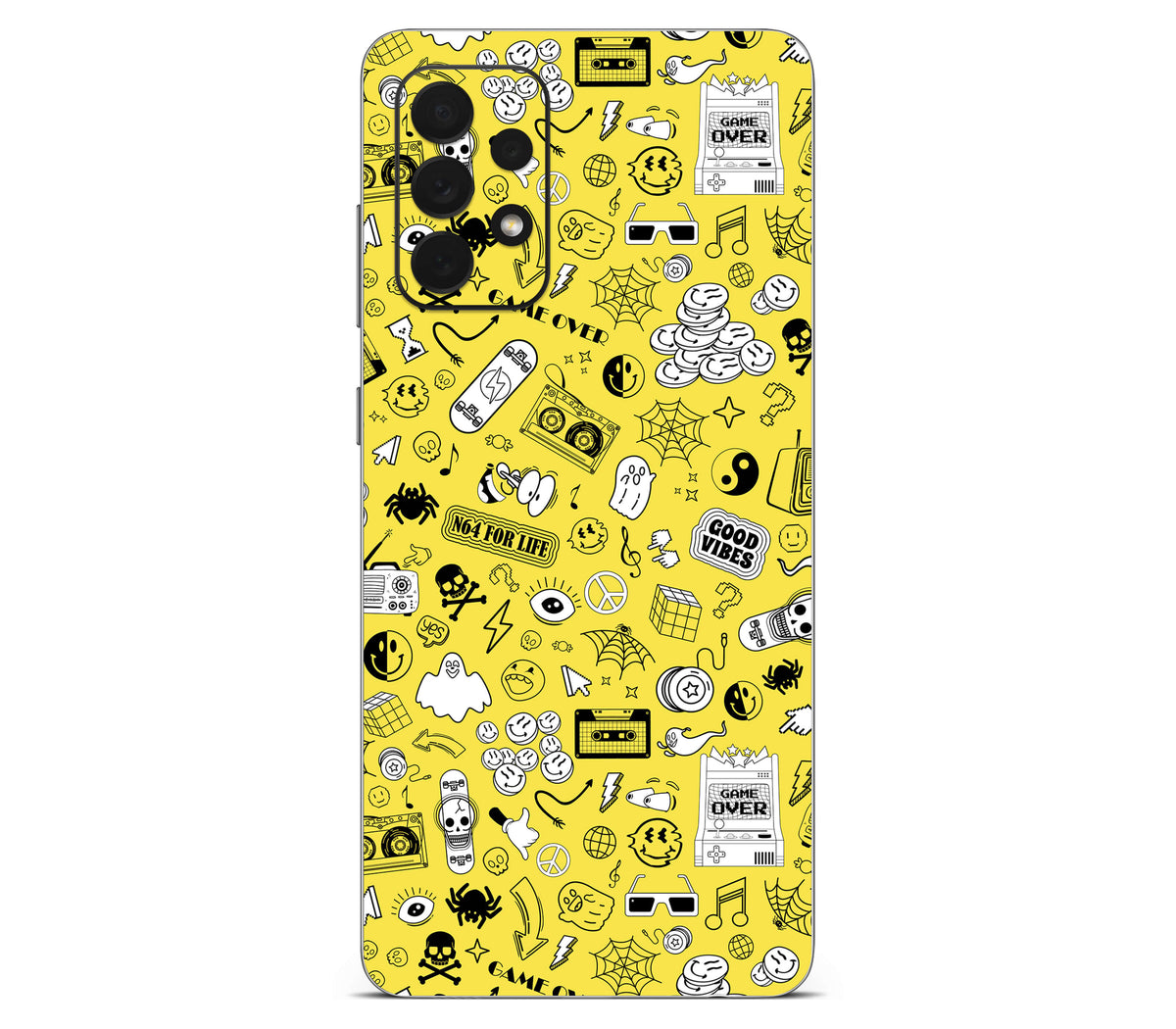 Galaxy A72 skin, 90’s Nostalgia, back skin