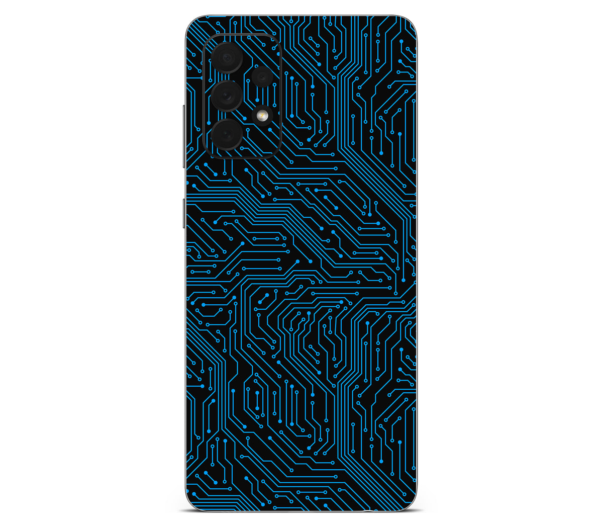 Galaxy A72 skin, Eternal Blue, back skin