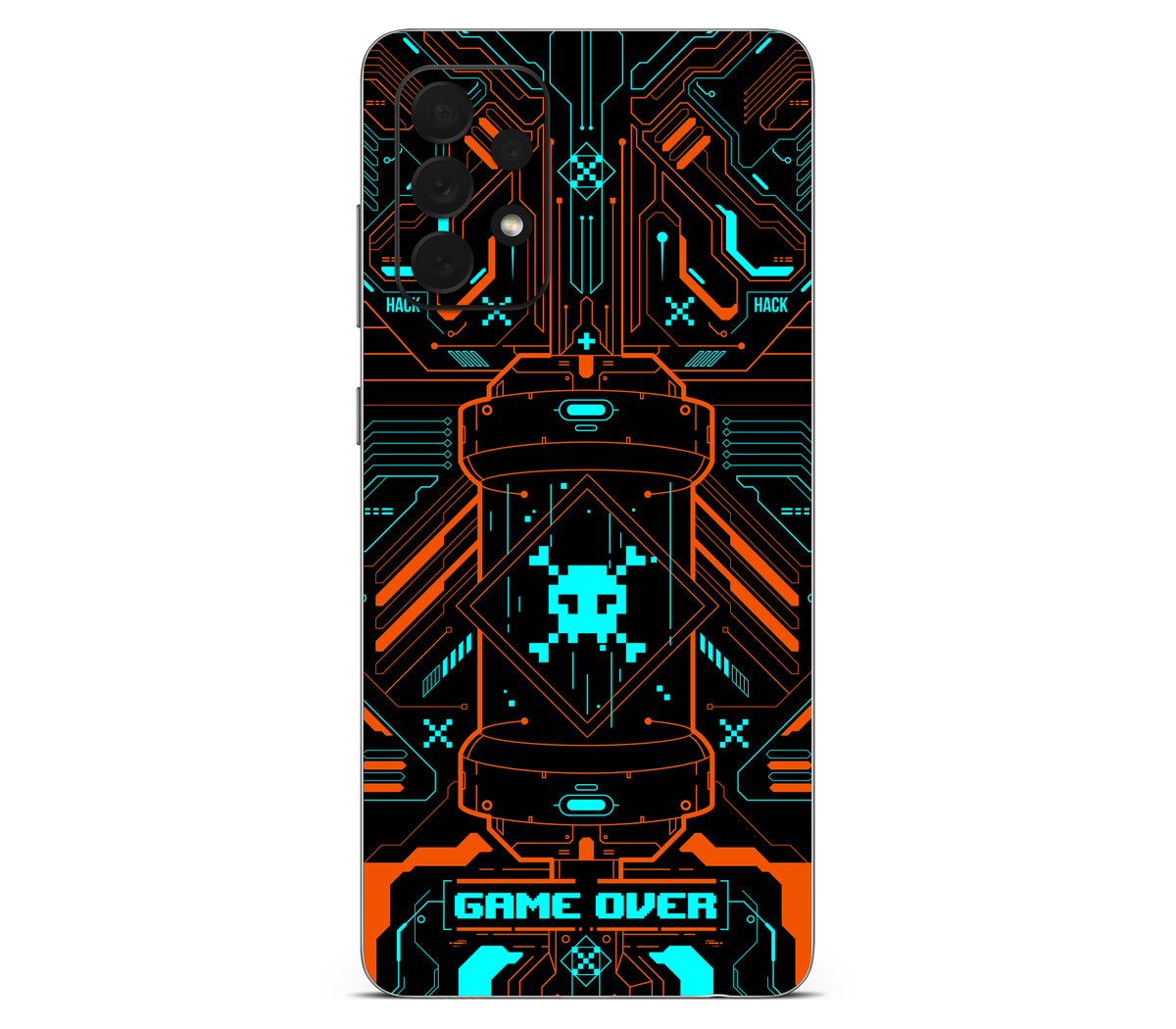 Galaxy A72 skin, Fatal Error, back skin