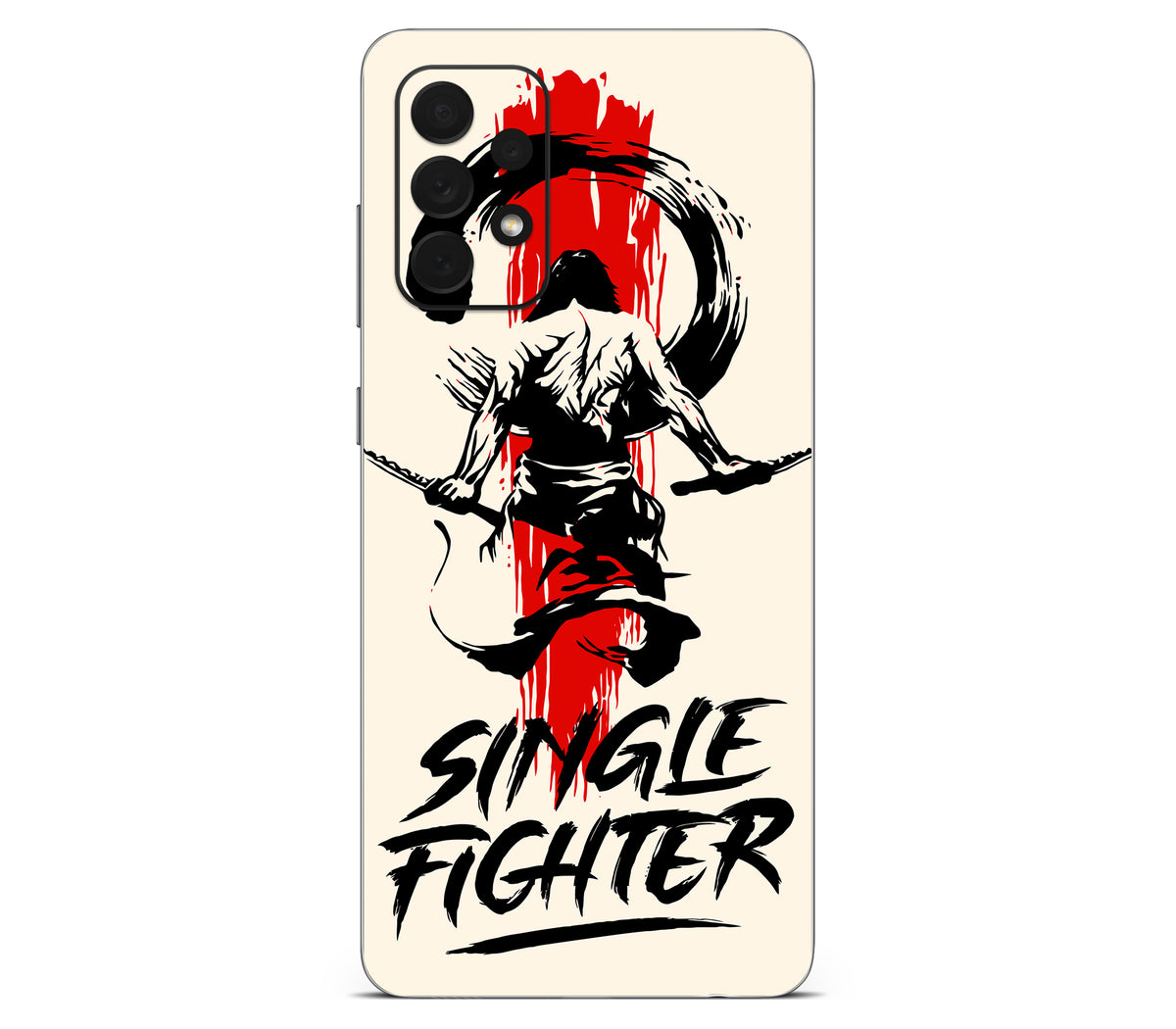 Galaxy A72 skin, Samurai, back skin