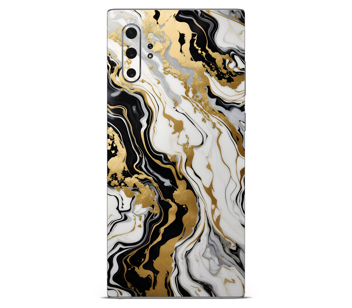 Galaxy Note 10 Plus skin, Gold Flare, back skin