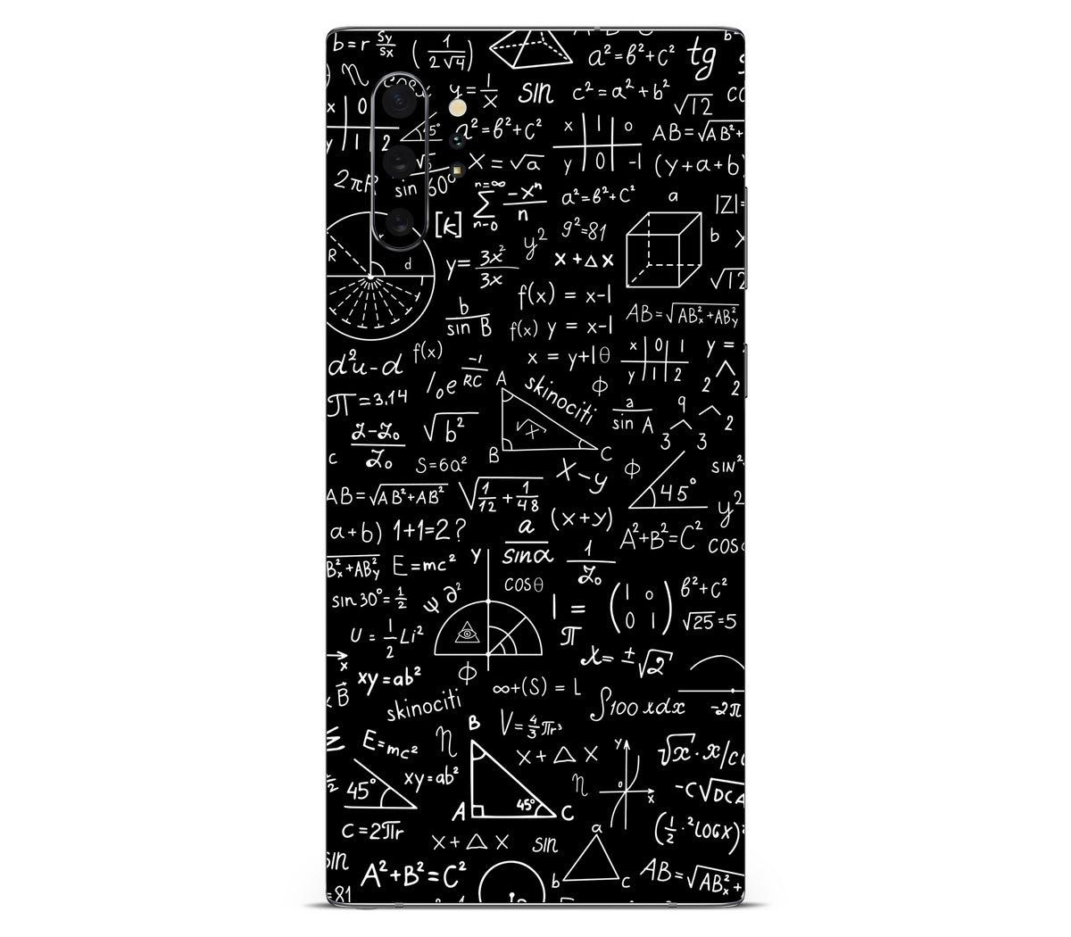 Galaxy Note 10 Plus skin, Math Madness, back skin