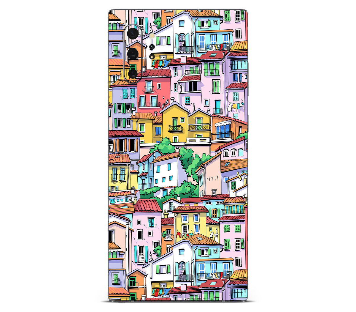 Galaxy Note 10 Plus skin, Menton Mosaic, back skin