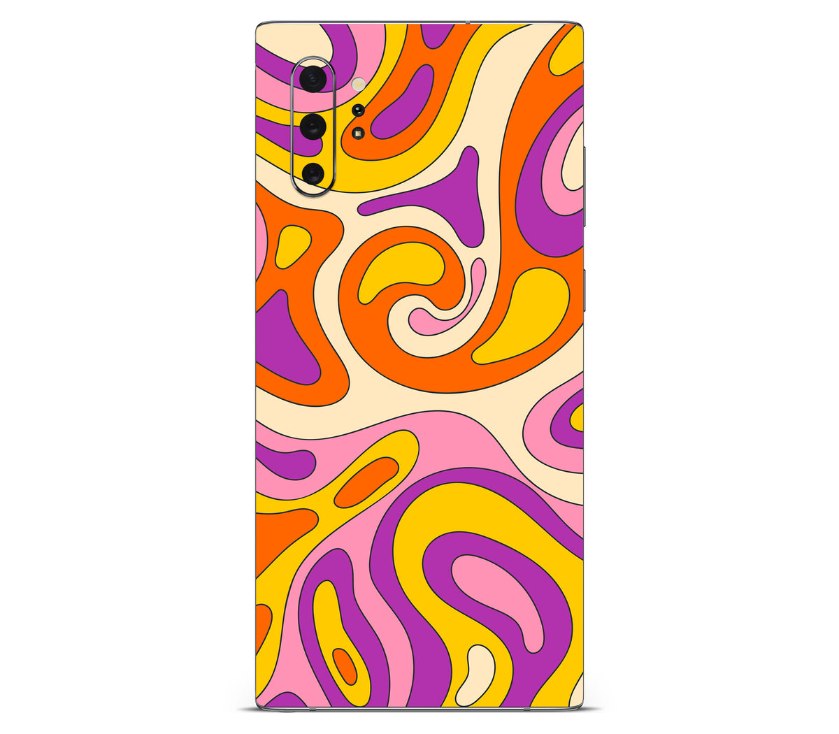 Galaxy Note 10 Plus skin, Psycho Vortex, back skin