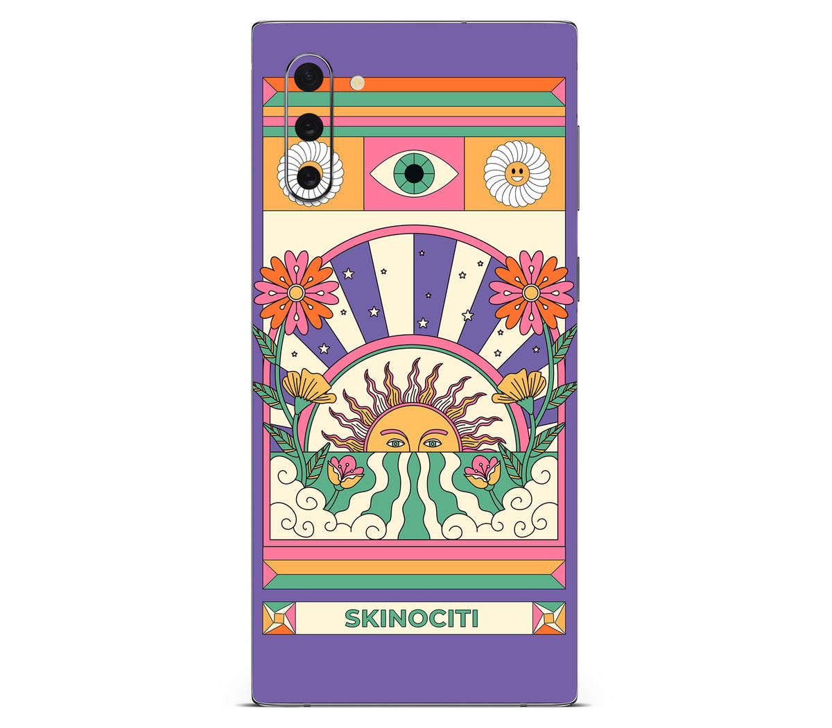 Galaxy Note 10 skin, Acidic Glare, back skin