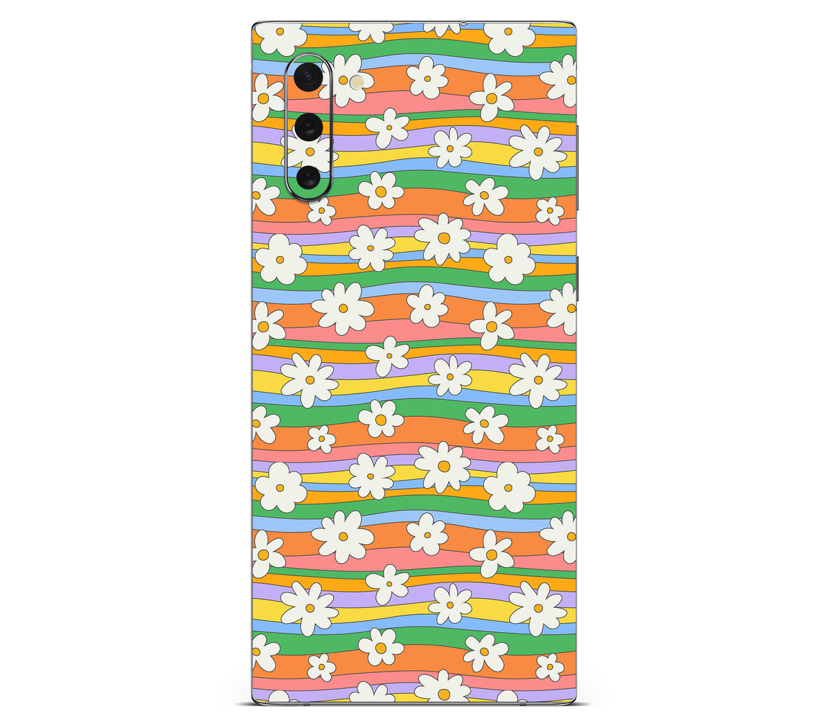 Galaxy Note 10 skin, Daisy Drift, back skin