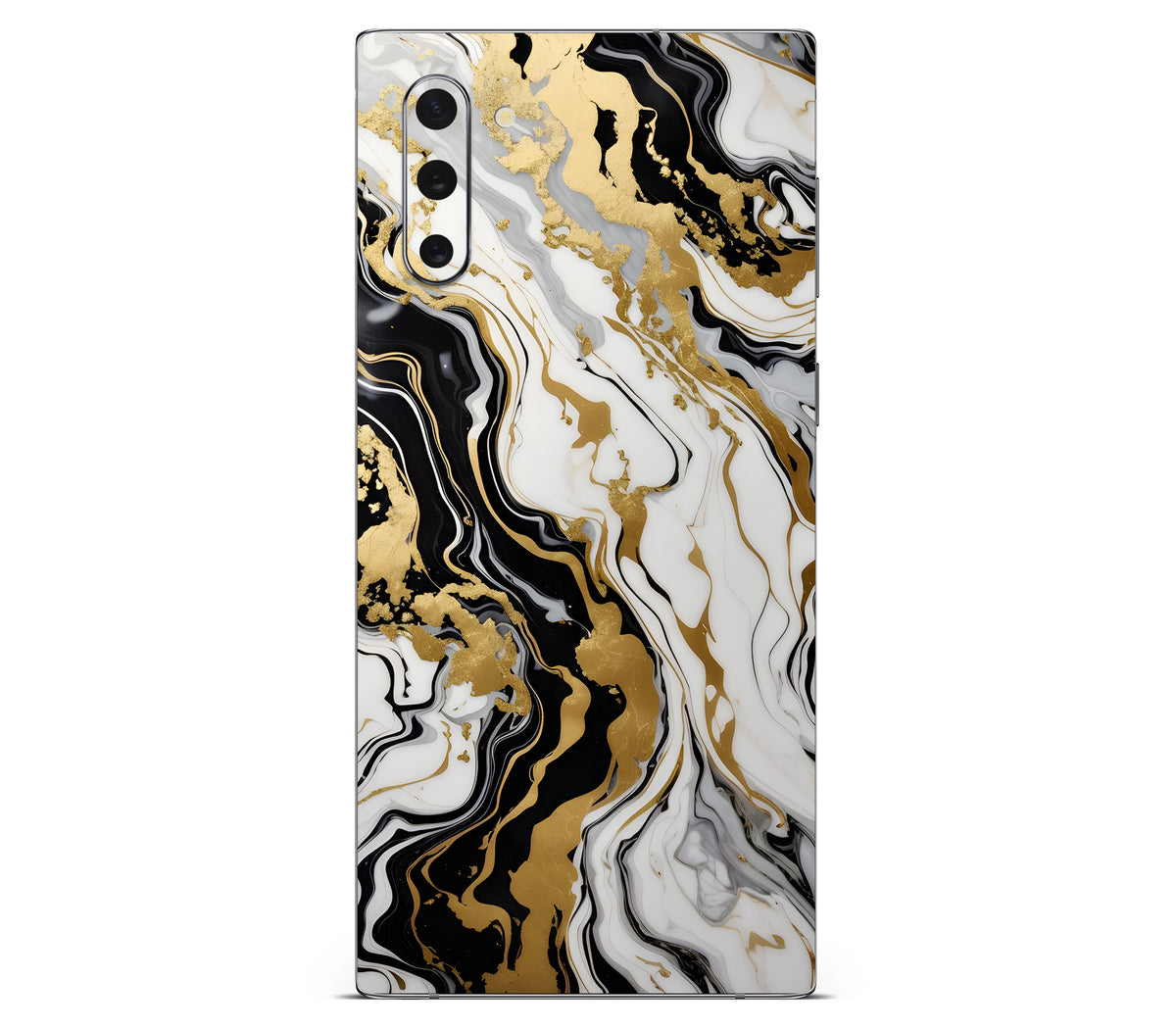 Galaxy Note 10 skin, Gold Flare, back skin
