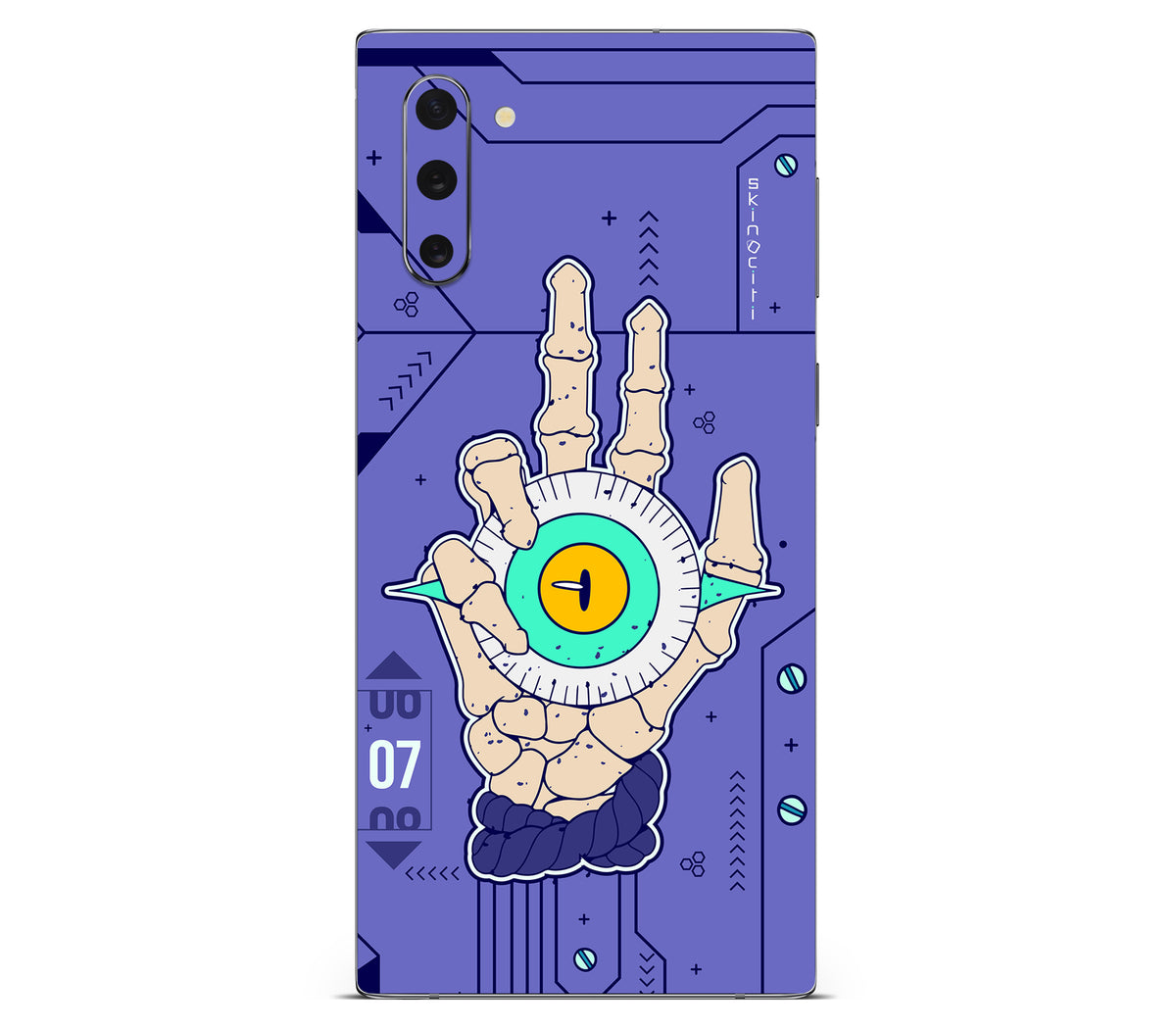 Galaxy Note 10 skin, Hypnotic, back skin