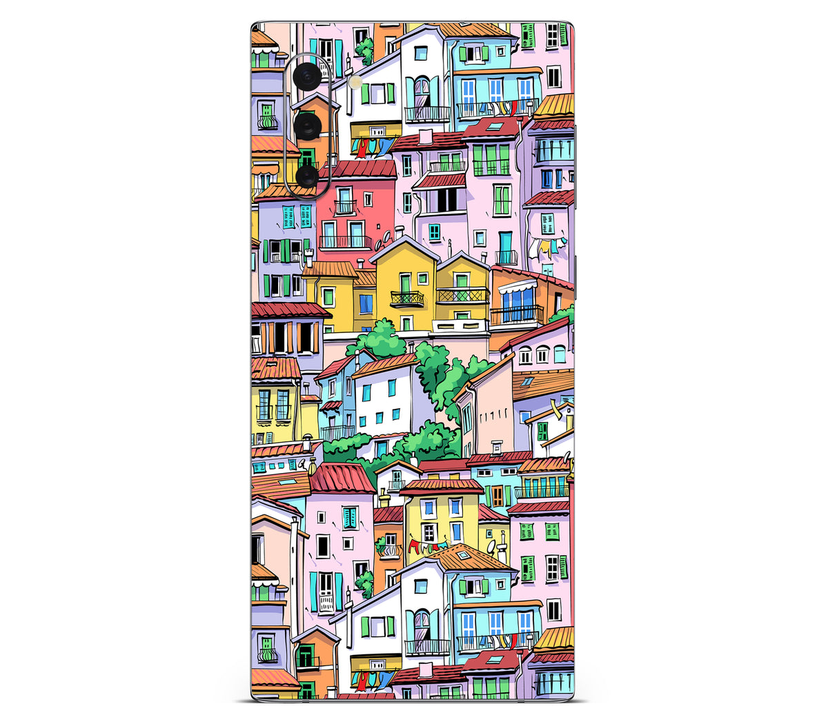 Galaxy Note 10 skin, Menton Mosaic, back skin