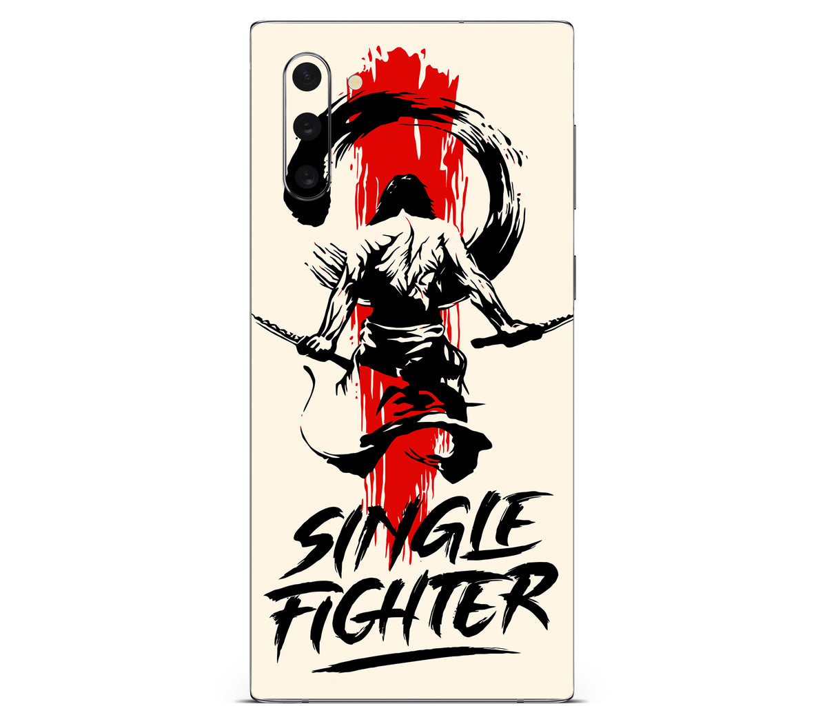 Galaxy Note 10 skin, Samurai, back skin
