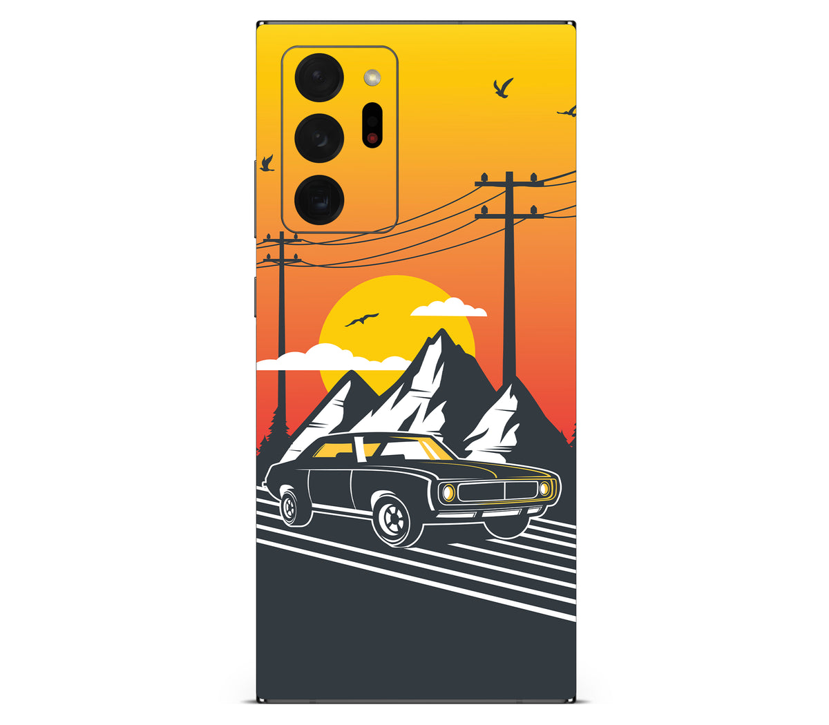 Galaxy Note 20 Ultra skin, Last Ride, back skin