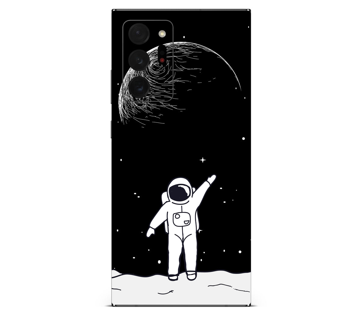 Galaxy Note 20 Ultra skin, Moonwave, back skin