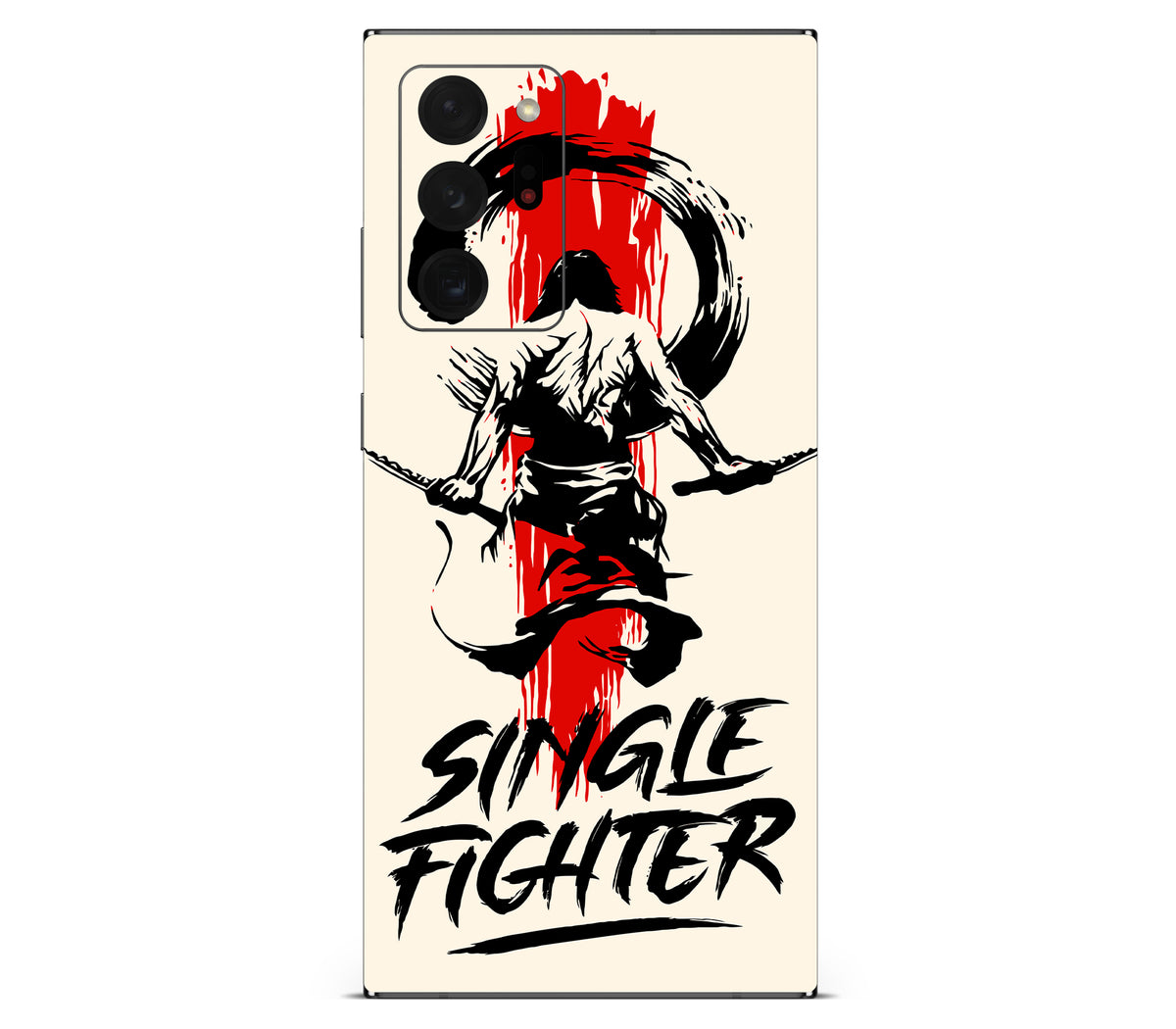 Galaxy Note 20 Ultra skin, Samurai, back skin