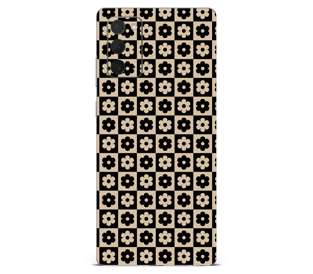 Galaxy Note 20 skin, Floral Grid, back skin