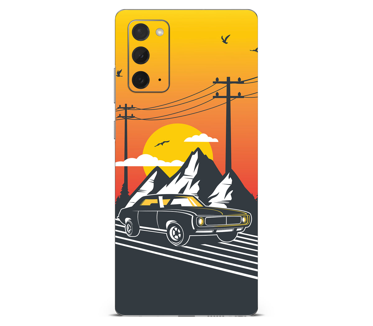 Galaxy Note 20 skin, Last Ride, back skin