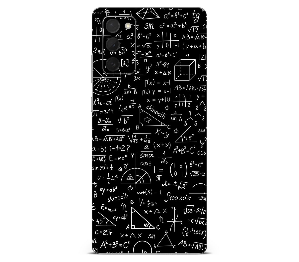 Galaxy Note 20 skin, Math Madness, back skin
