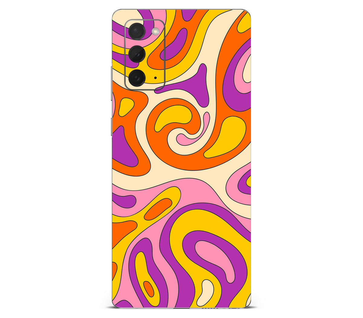 Galaxy Note 20 skin, Psycho Vortex, back skin