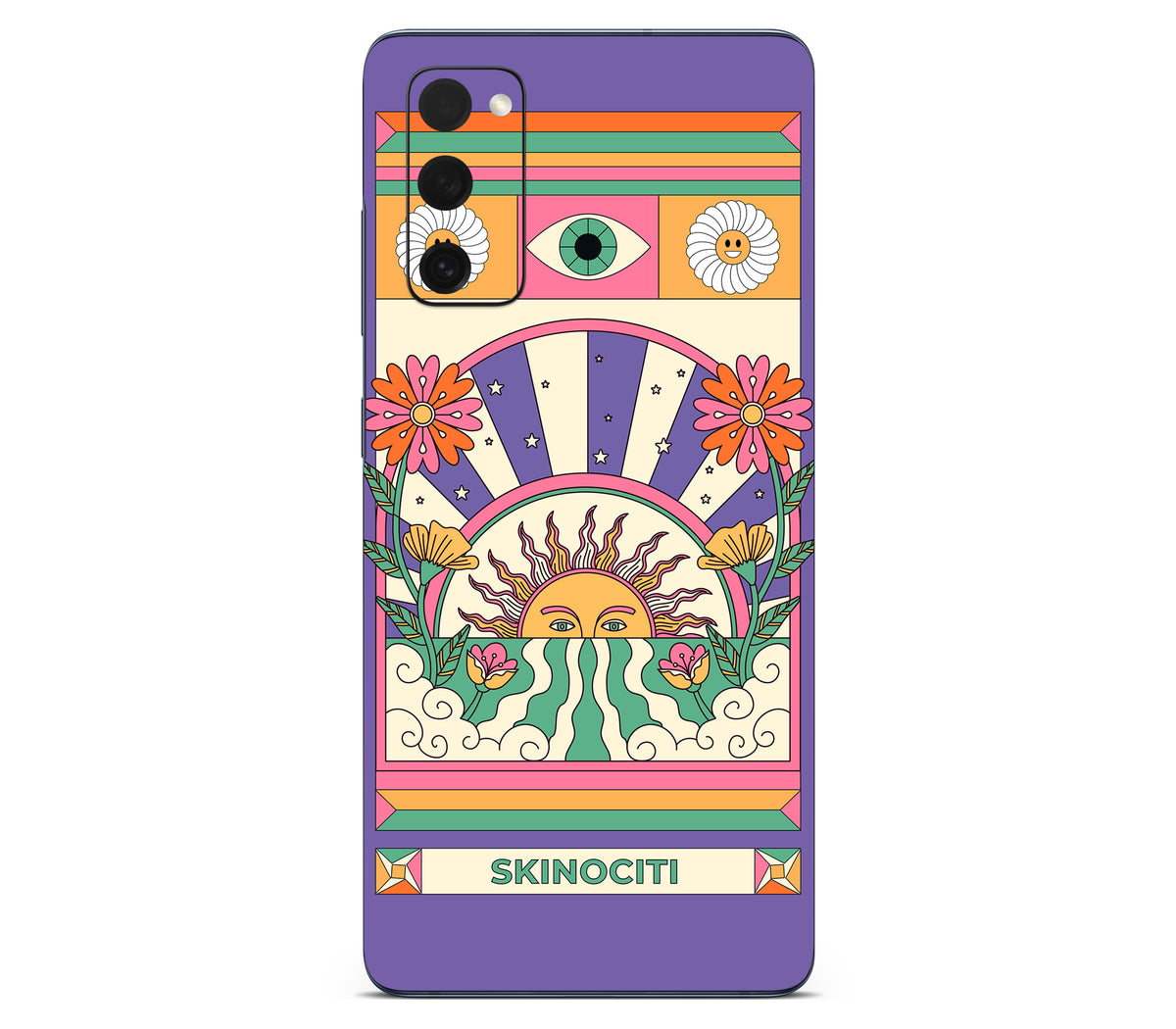 Galaxy S20 FE skin, Acidic Glare, back skin