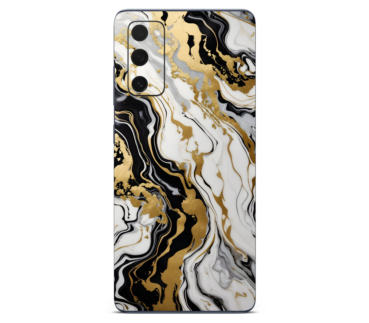 Galaxy S20 FE skin, Gold Flare, back skin