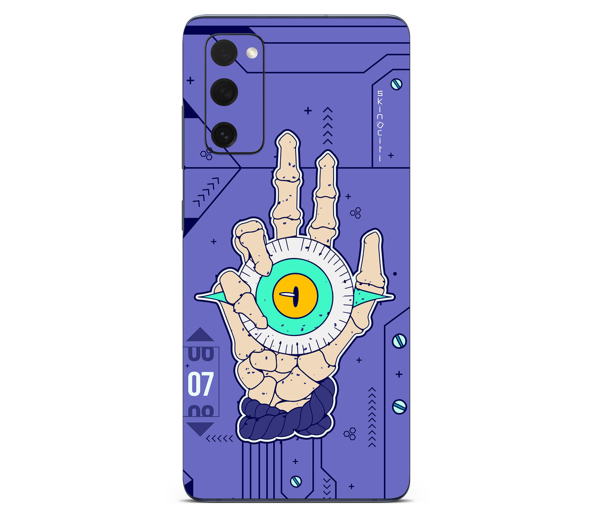 Galaxy S20 FE skin, Hypnotic, back skin