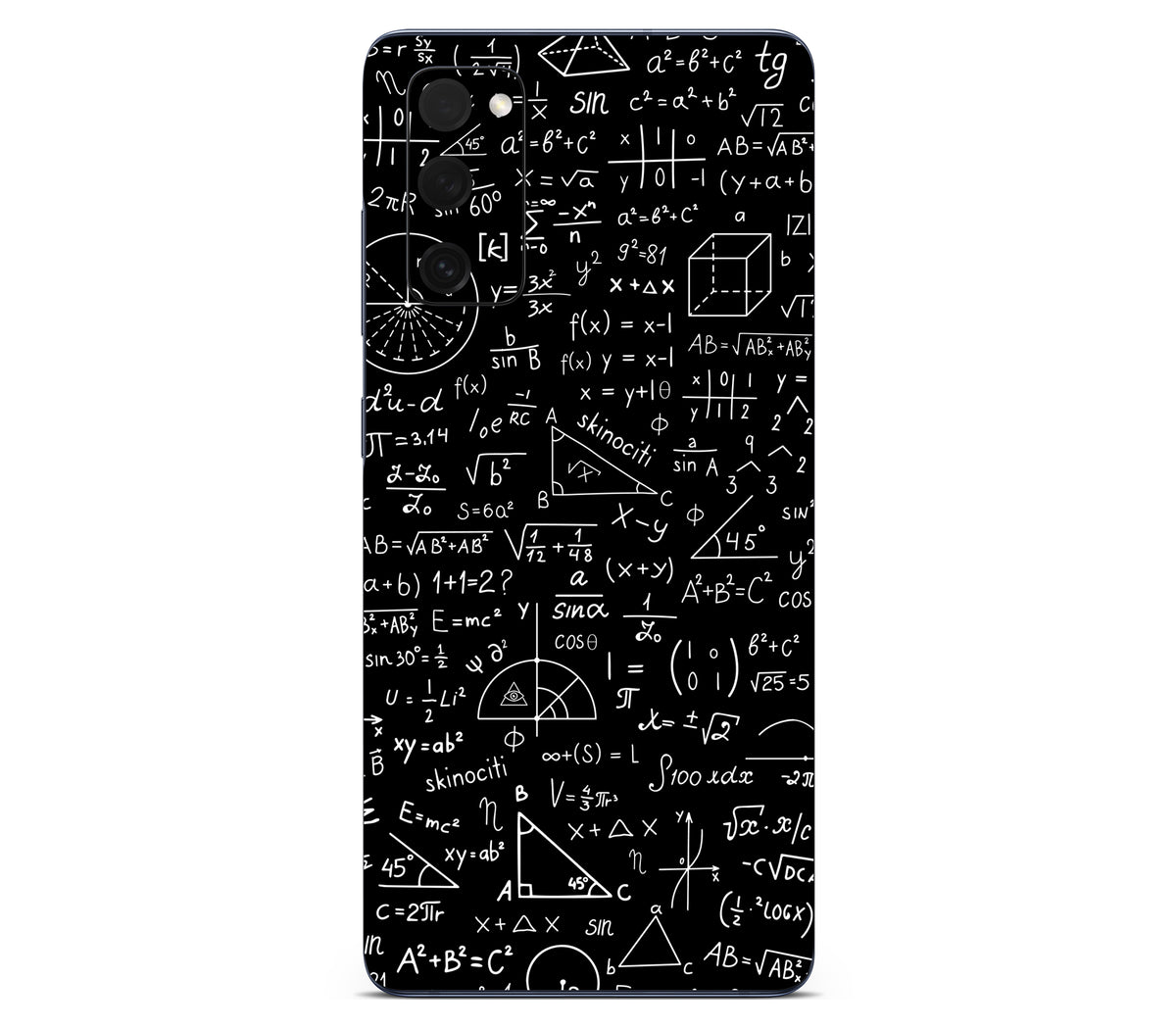 Galaxy S20 FE skin, Math Madness, back skin