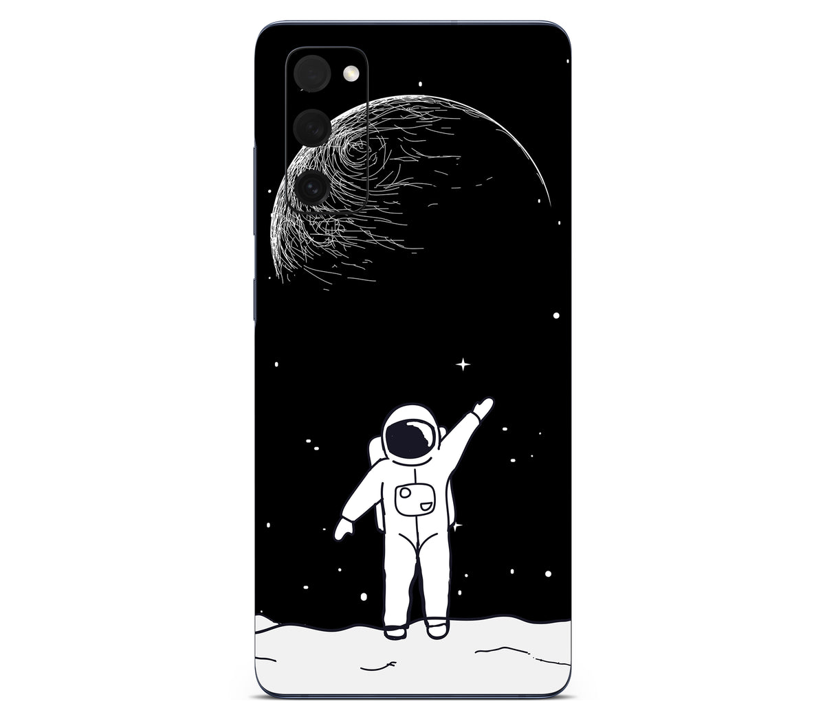 Galaxy S20 FE skin, Moonwave, back skin