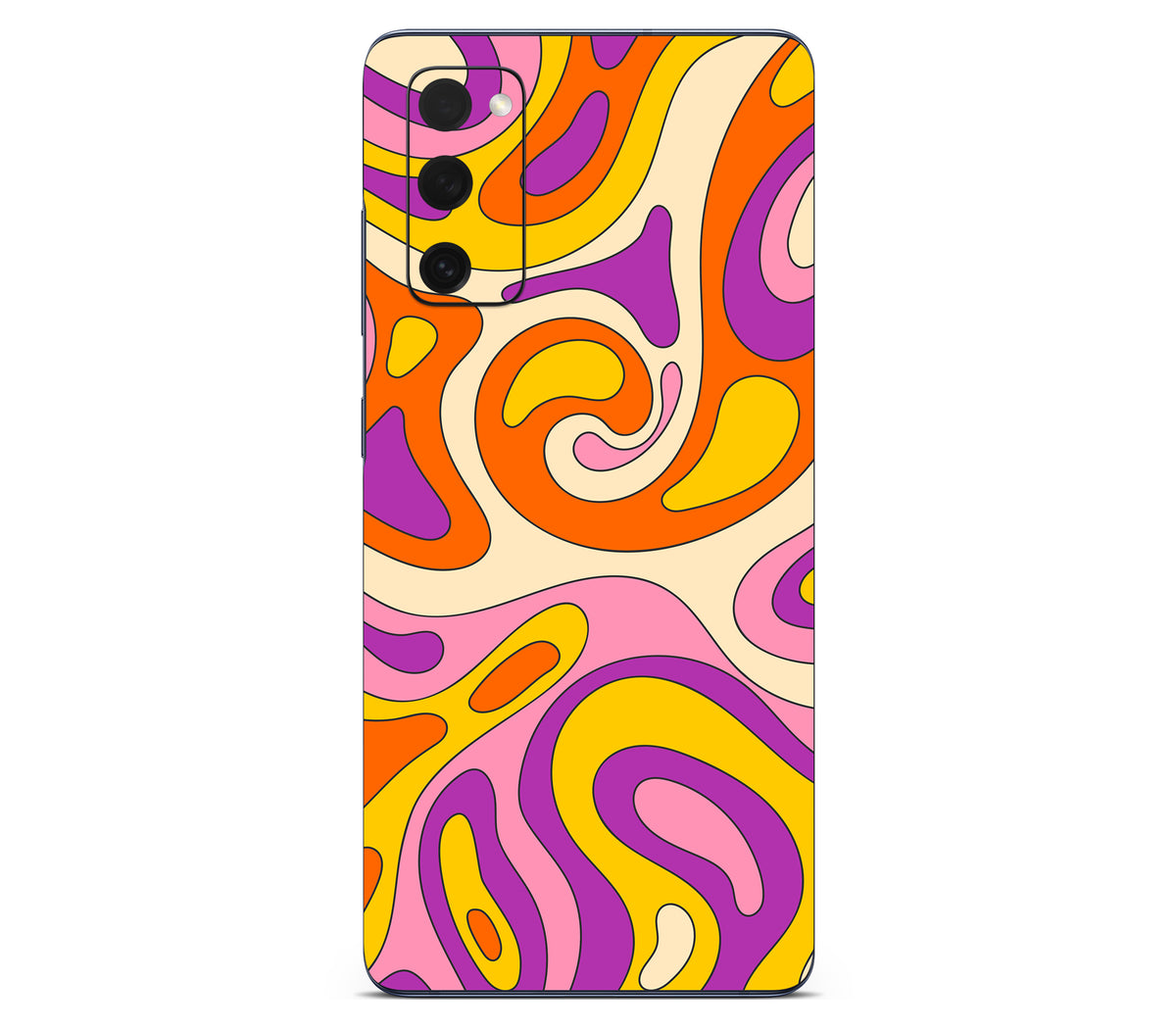 Galaxy S20 FE skin, Psycho Vortex, back skin