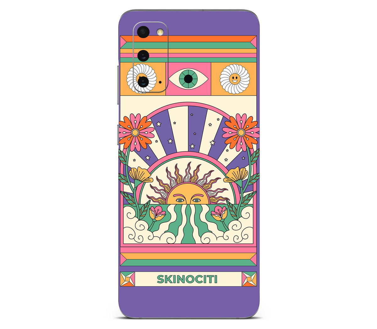 Galaxy S20 skin, Acidic Glare, back skin
