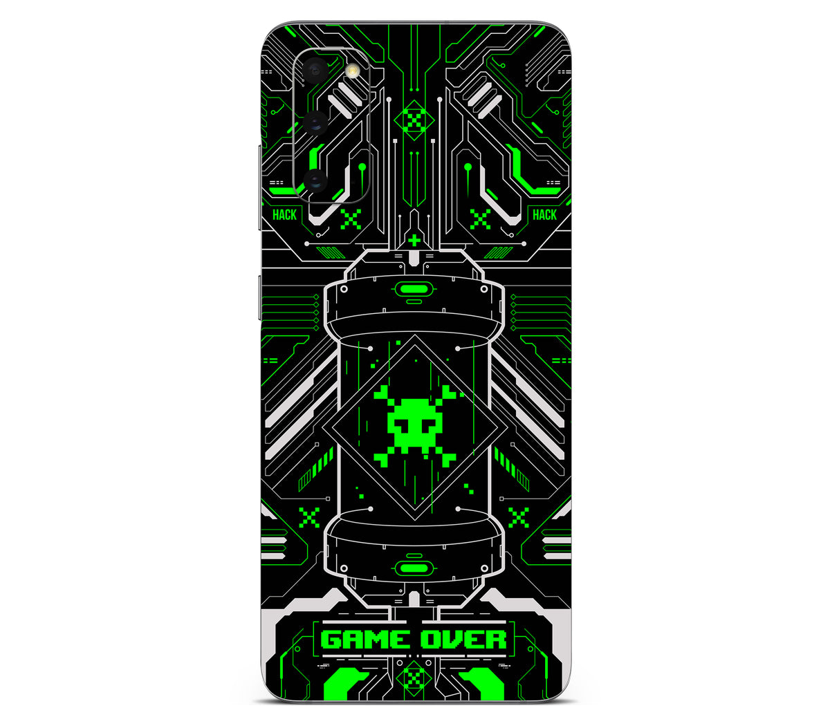 Galaxy S20 skin, Fatal Error (Acid), back skin