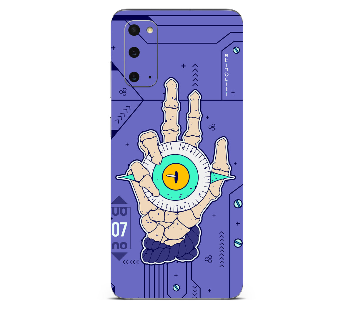 Galaxy S20 skin, Hypnotic, back skin