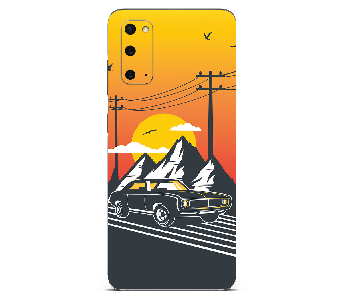 Galaxy S20 skin, Last Ride, back skin
