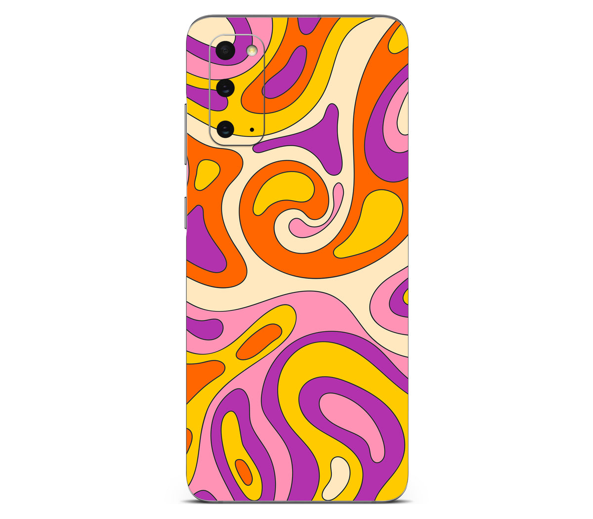 Galaxy S20 skin, Psycho Vortex, back skin