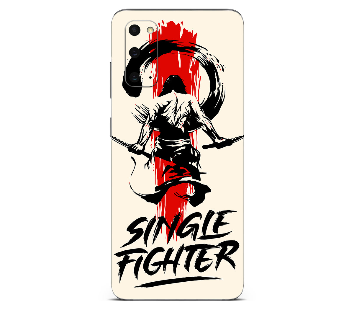 Galaxy S20 skin, Samurai, back skin