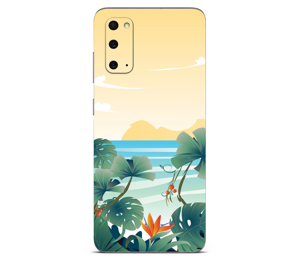 Galaxy S20 skin, Sizzle Bay, back skin