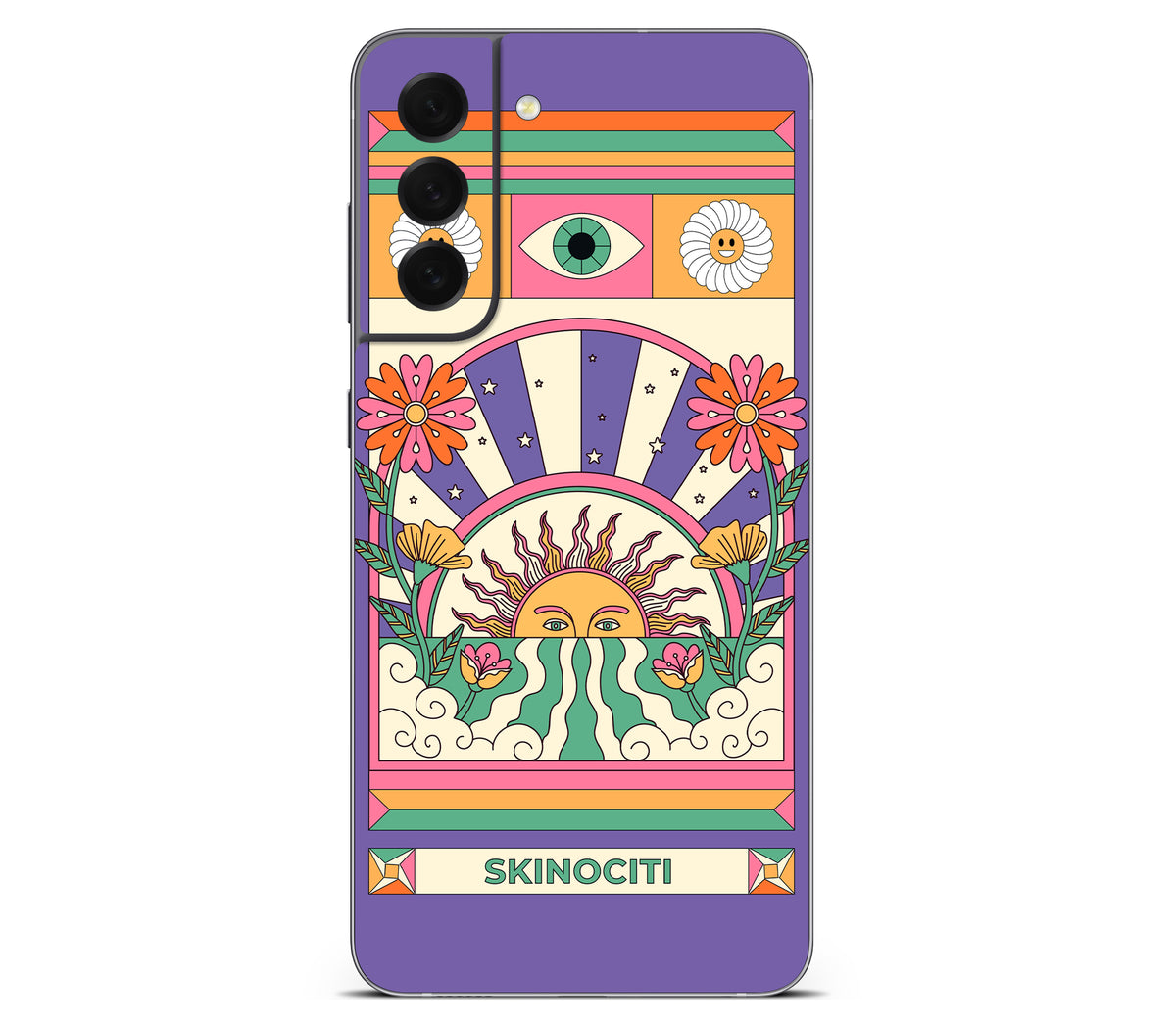 Galaxy S21 FE skin, Acidic Glare, back skin