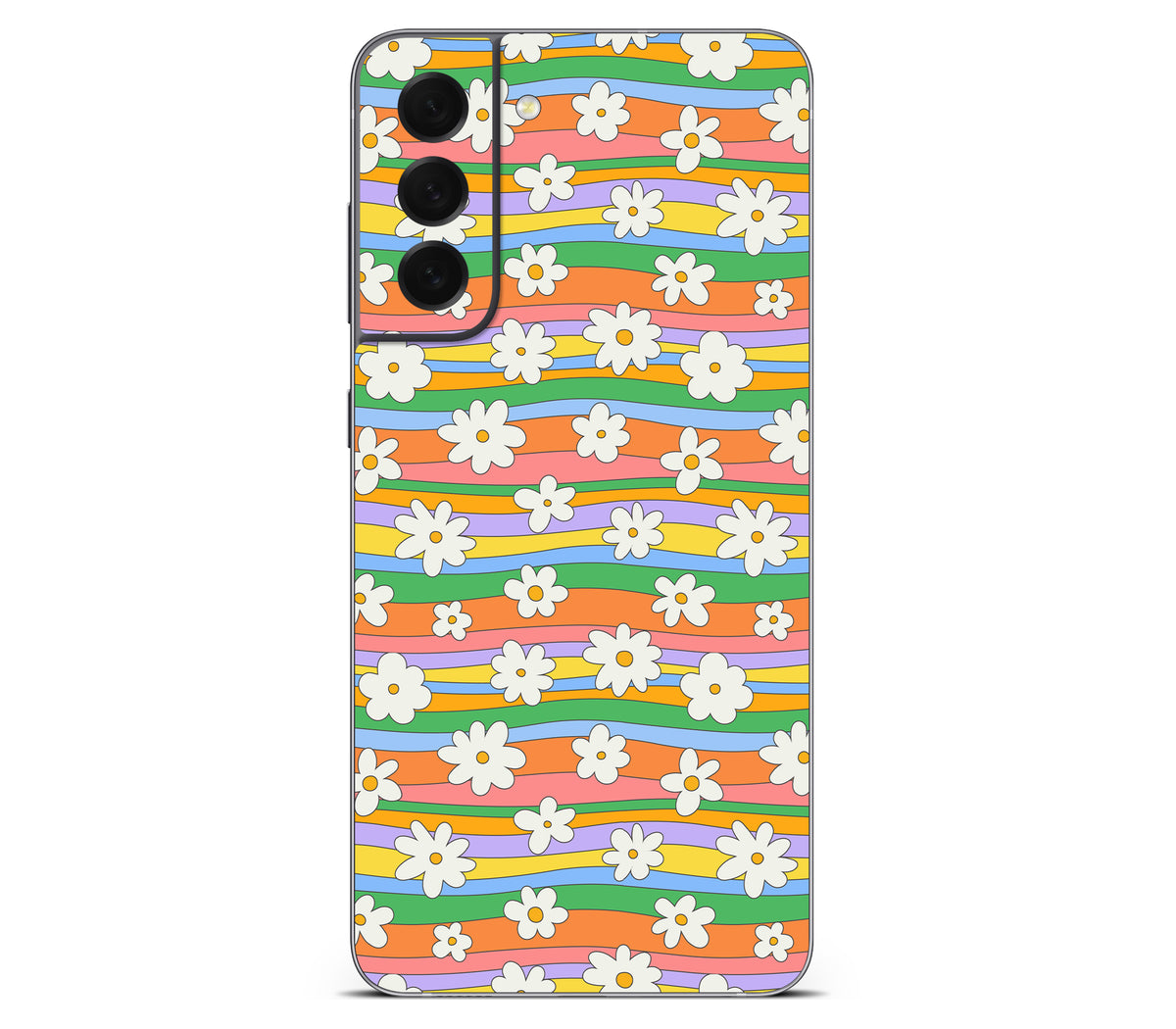 Galaxy S21 FE skin, Daisy Drift, back skin