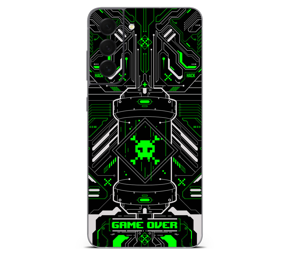 Galaxy S21 FE skin, Fatal Error (Acid), back skin
