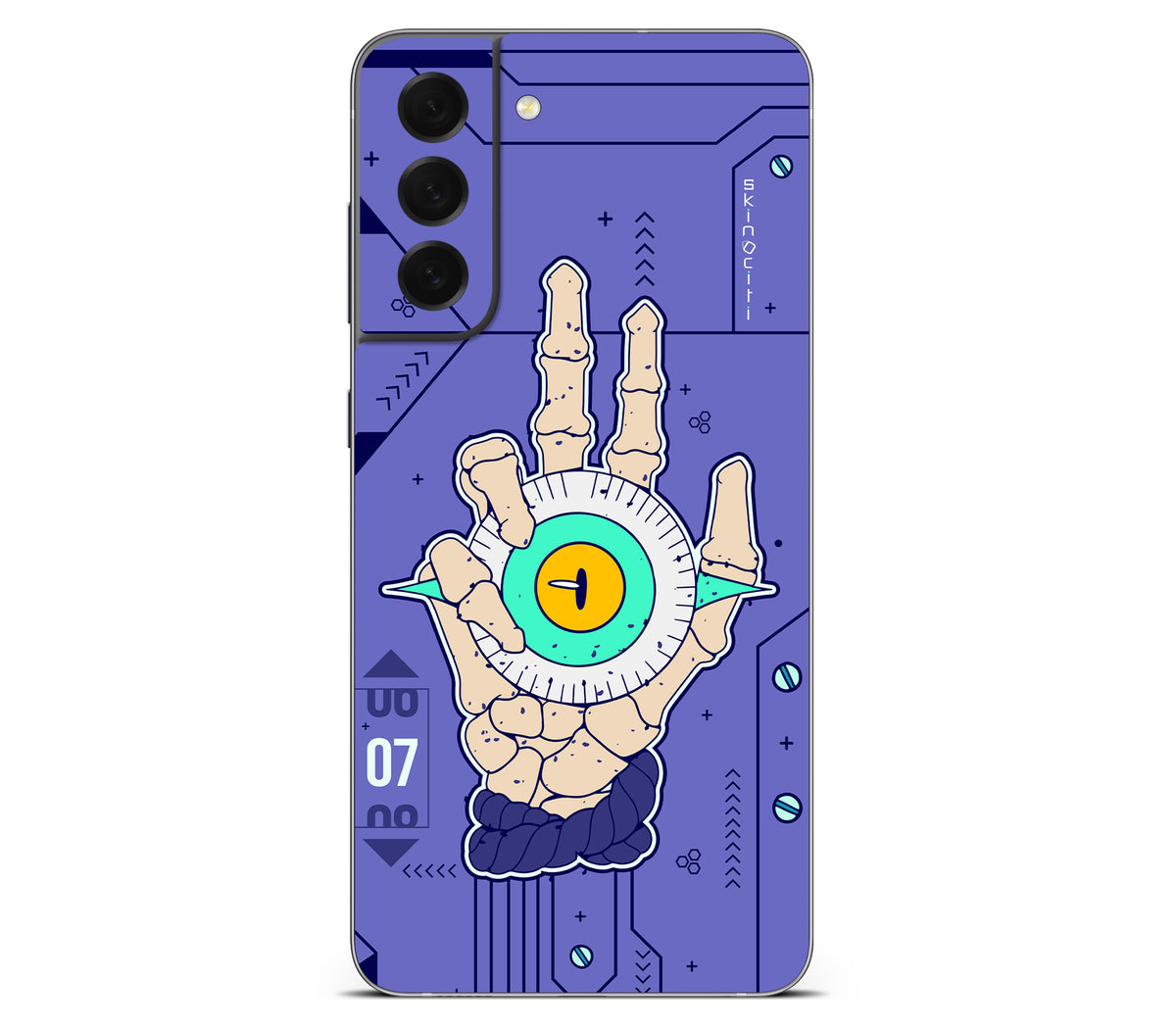 Galaxy S21 FE skin, Hypnotic, back skin