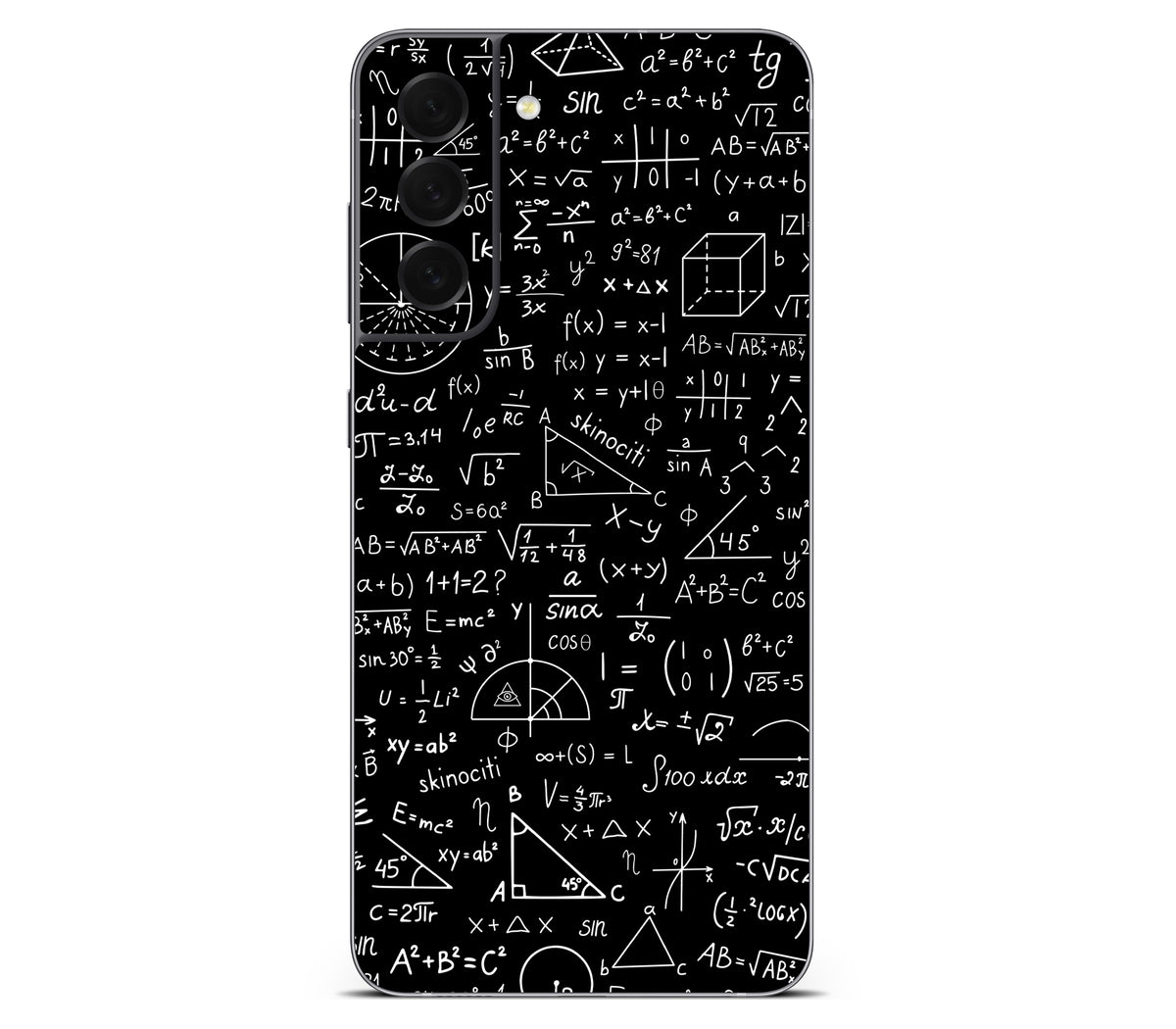 Galaxy S21 FE skin, Math Madness, back skin
