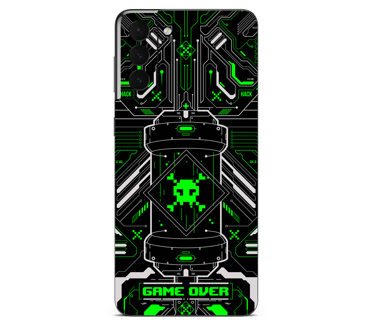 Galaxy S21 Plus skin, Fatal Error (Acid), back skin