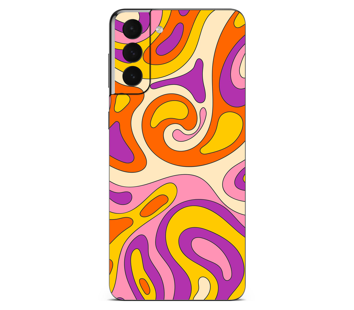 Galaxy S21 Plus skin, Psycho Vortex, back skin
