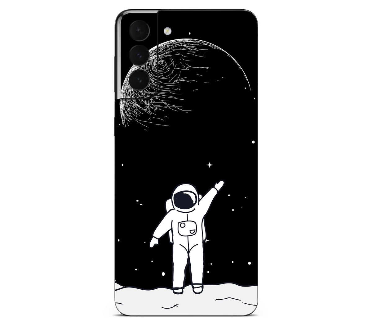 Galaxy S21 skin, Moonwave, back skin