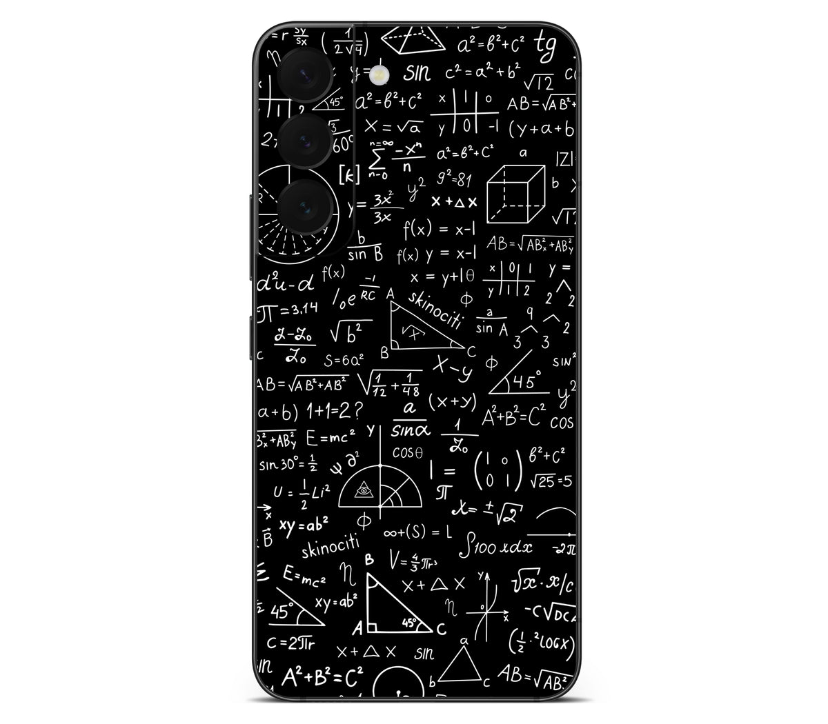 Galaxy S22 Plus skin, Math Madness, back skin