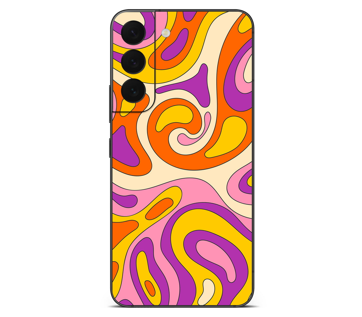 Galaxy S22 Plus skin, Psycho Vortex, back skin