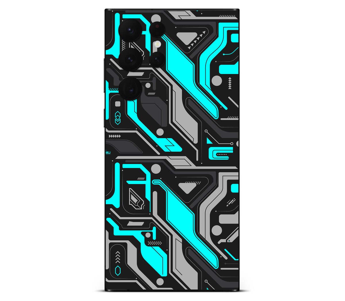 Galaxy S22 Ultra skin, Code Rot (Glitch), back skin