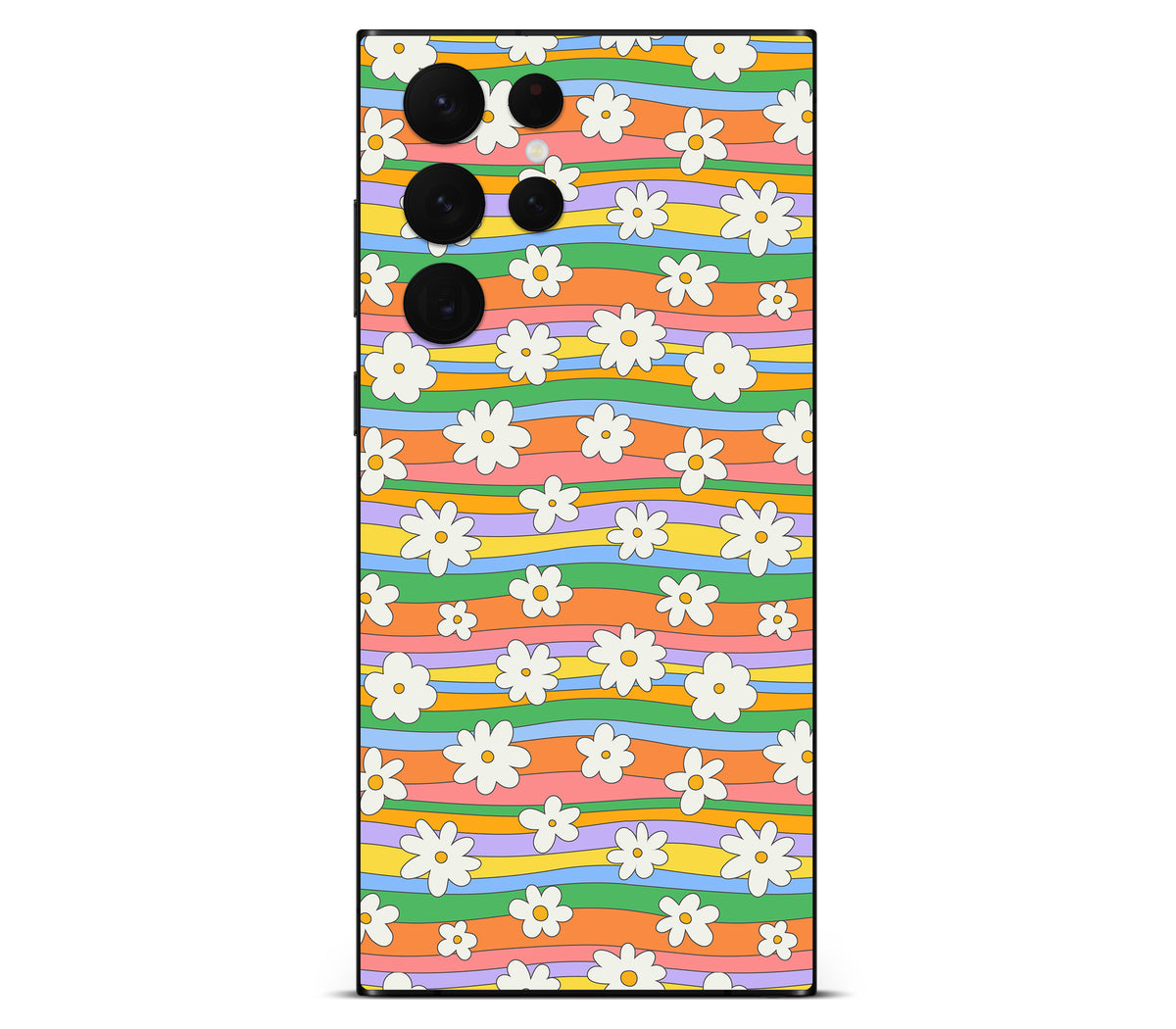 Galaxy S22 Ultra skin, Daisy Drift, back skin