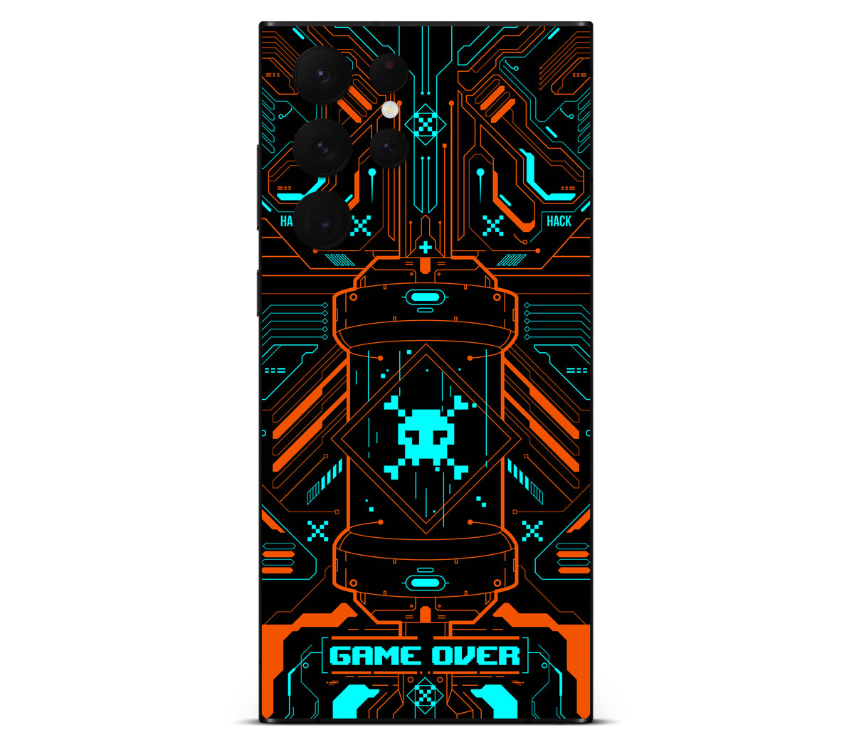 Galaxy S22 Ultra skin, Fatal Error, back skin