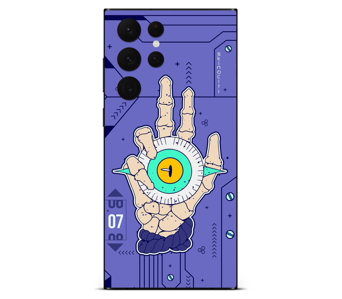 Galaxy S22 Ultra skin, Hypnotic, back skin