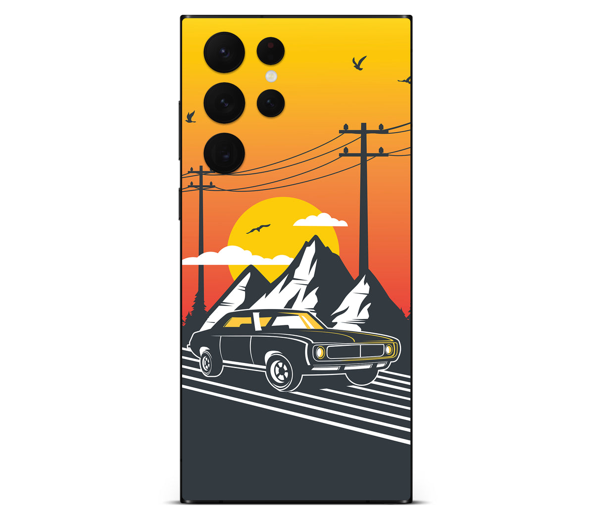 Galaxy S22 Ultra skin, Last Ride, back skin