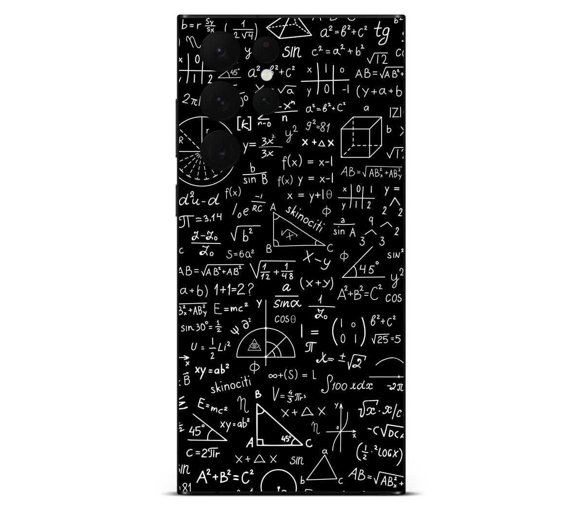 Galaxy S22 Ultra skin, Math Madness, back skin